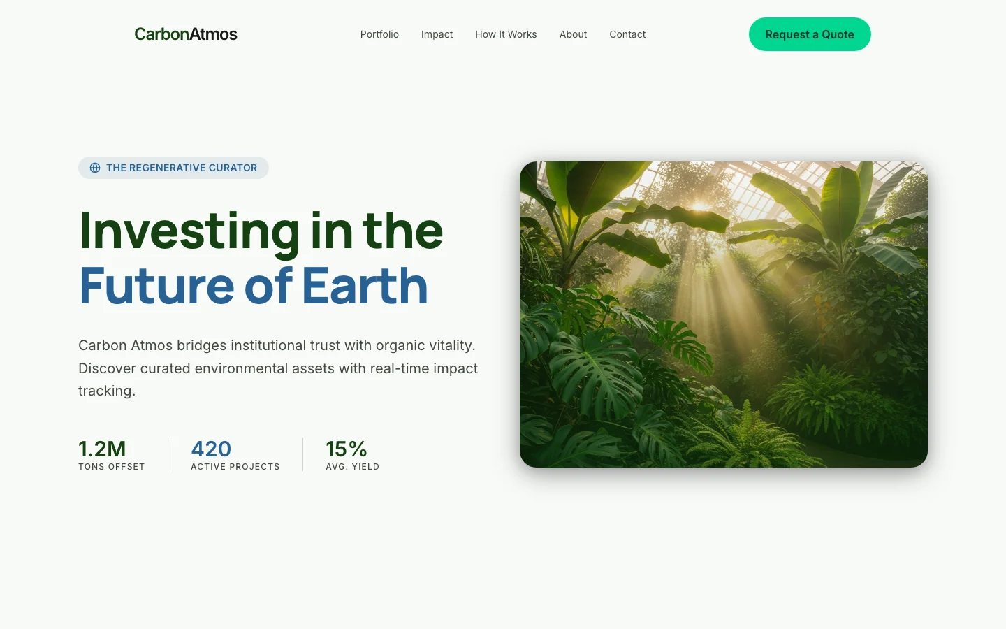 CarbonAtmos — Carbon Credit Marketplace